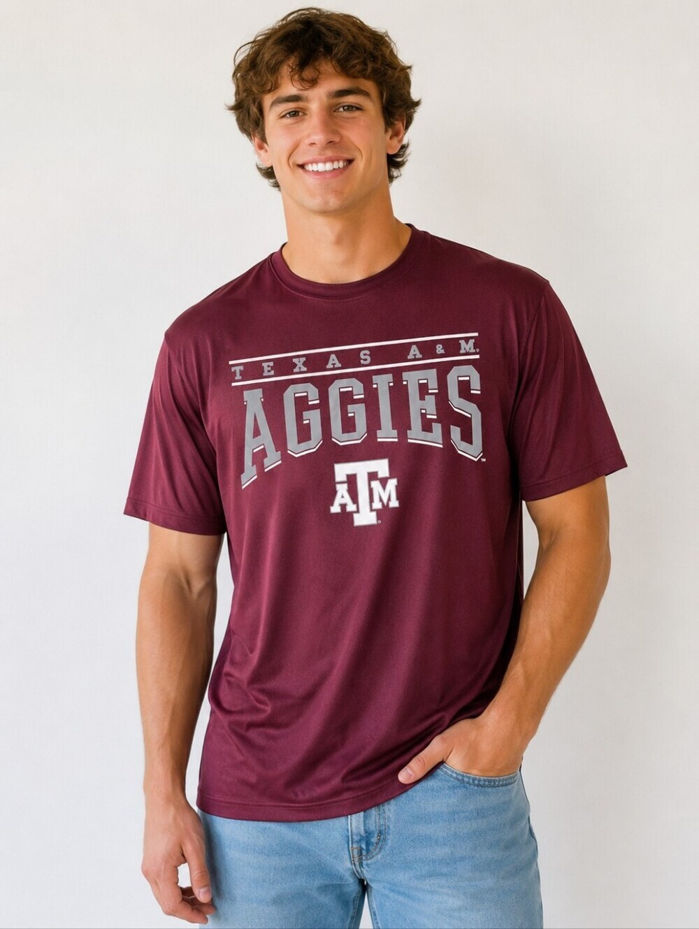 Texas A&M Aggies Stadium Athletics XL Maroon Performance T-Shirt NCAA